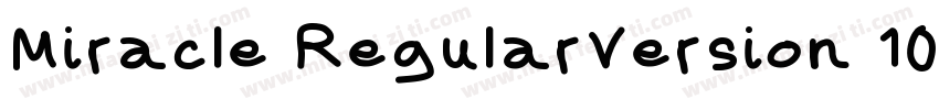 Miracle RegularVersion 1000 - Pers字体转换